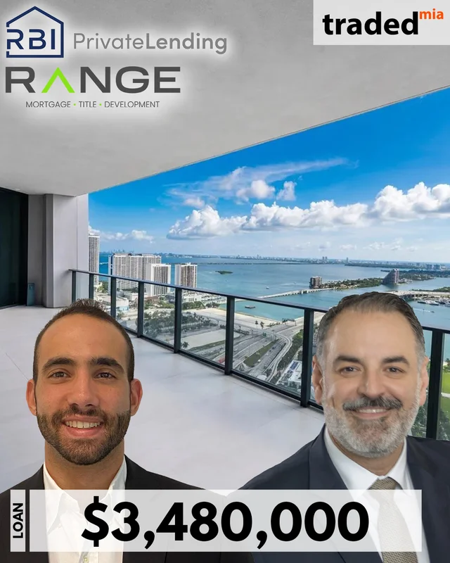 Eduardo Cohen Of RBI Private Lending Provides $3.48M Refinance Loan For Miami Condo