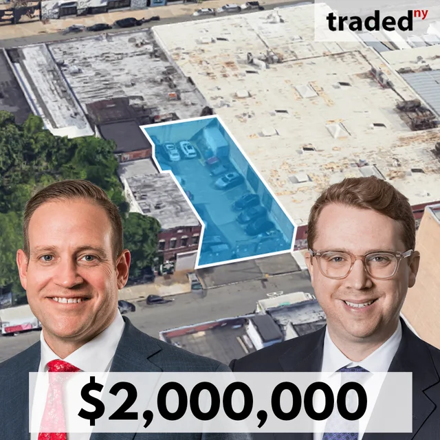 Tuzzolo Family Sells Paved Parking Lot In Williamsburg For $2 Million With Brokers Benjamin Vago & Sean R. Kelly