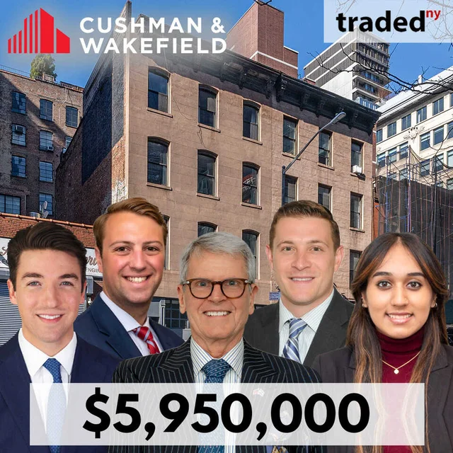 Cushman & Wakefield Sells Development Site On Hudson Street For $5.95M