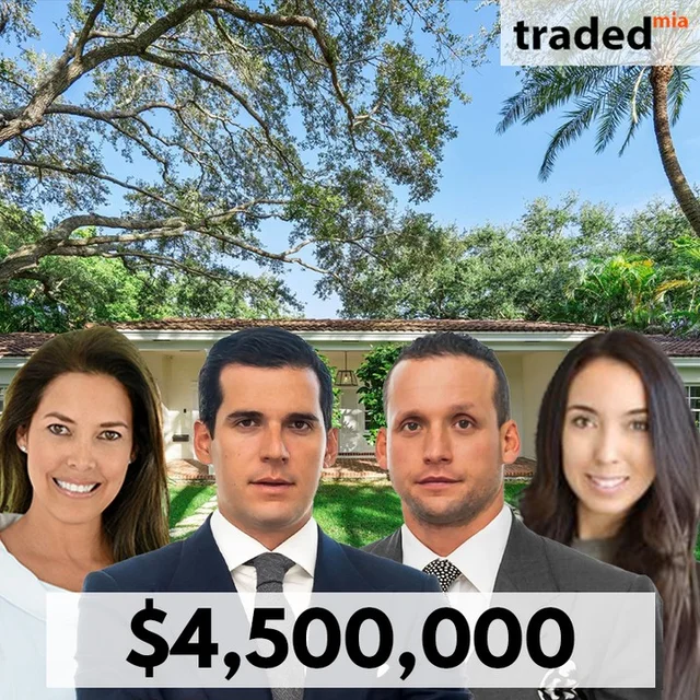 Oren Alexander & Tal Alexander's Team Acquires Single Family Home On Hibiscus Ln In Miami For $4.5M