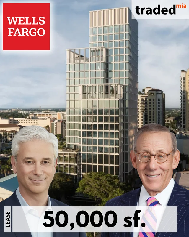 Wells Fargo Leases 50K SF Office Space From Related Ross In West Palm Beach For New Headquarters