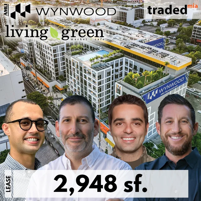 Living Green Café Leases 2,948 SF Retail Space At AMLI Wynwood From PPF AMLI 45 Wynwood LLC