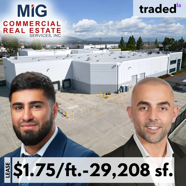 Edgar Matevosian & Leo Khechumyan Of MIG Commercial Real Estate Services Lease Industrial Space In Chatsworth