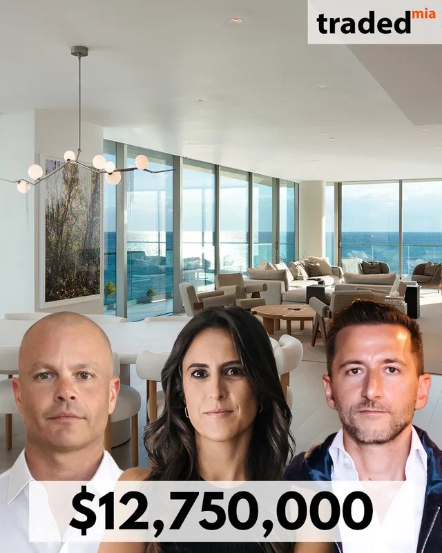 Ryan Mendell Of Maxwelle Real Estate Group Represents Buyer For $12.75M Condo Sale In Bal Harbour