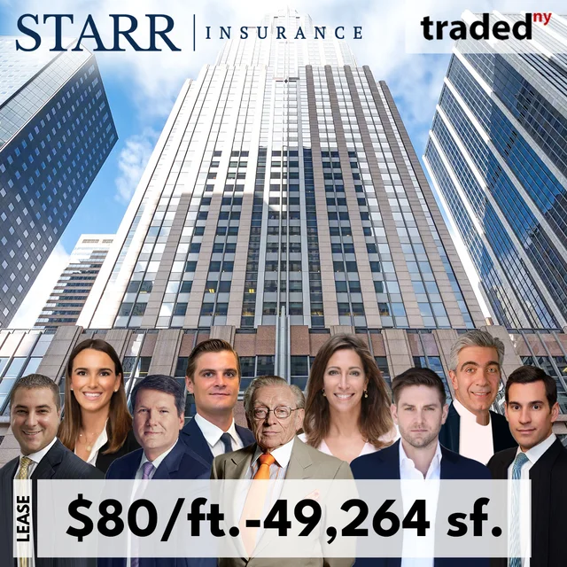 Starr Insurance Expands NYC Regional Headquarters With Lease At 1177 6th Avenue