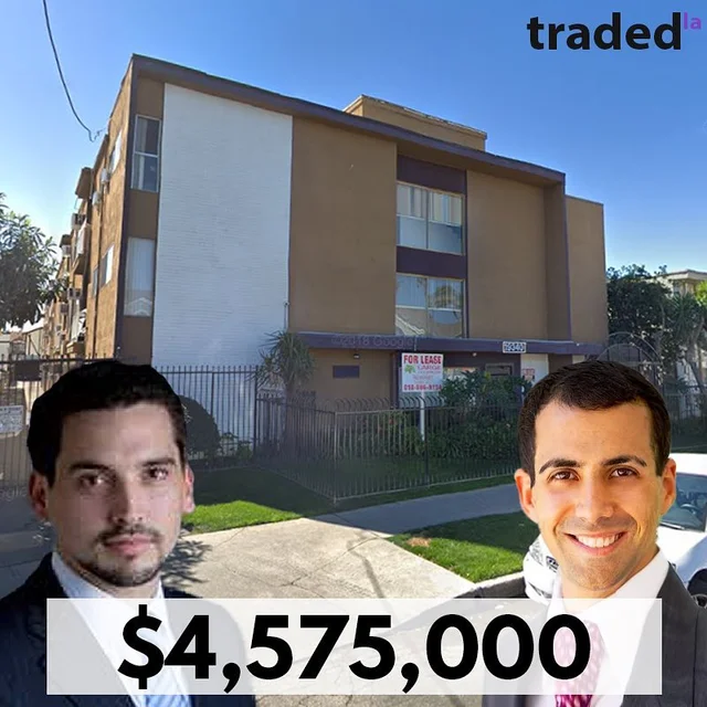 Josh Yeager And Jason Tuvia Of Marcus & Millichap Sell Office Building In Reseda For $4.575M