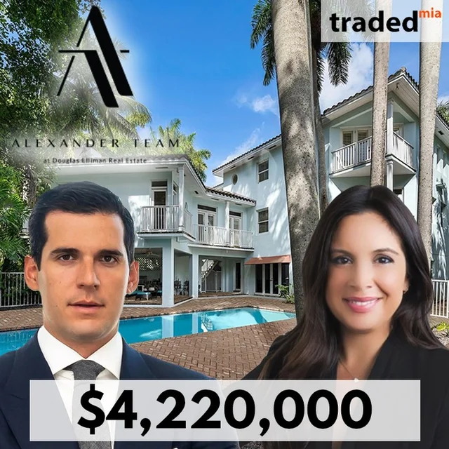 Oren Alexander & Jennifer Goldstein Sell Miami SFR For $4.2M To Nathan Zeder - Coldwell Banker Realty