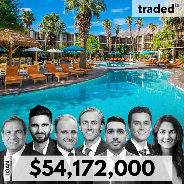 Welcome Group Secures $54.17M Bridge Financing From Preferred Bank For Hotel In Palm Springs