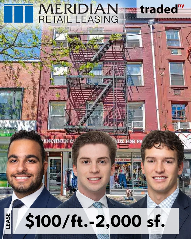 Wei Li Leases Retail Space To Meow Meow Nail At 333 1st Avenue For $100/ft