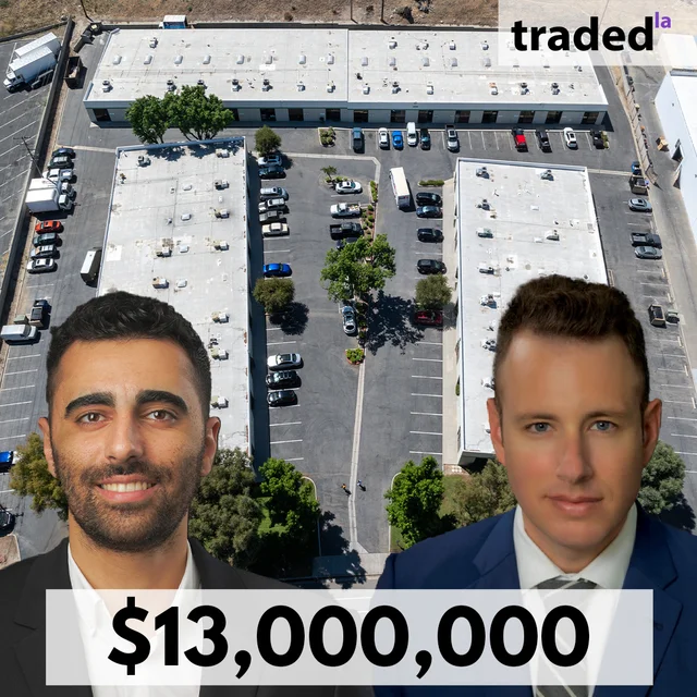 Ryan Adjnasian And Mark Blumenthal Of Partners Capital Inc Purchase Industrial Property In Valencia For $13M