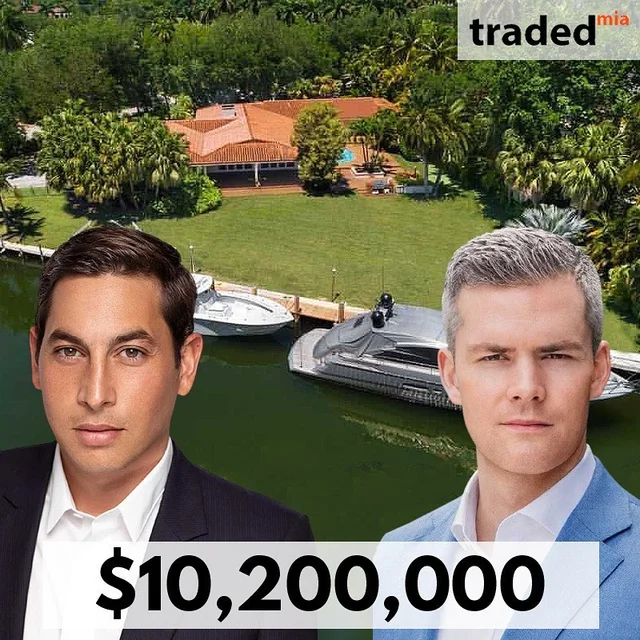 $10.2M Sale Of SFR In Coral Gables, Represented By Ryan Serhant And Julian Cohen @Serhant & @JillsZederBeach