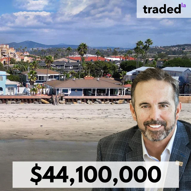 Del Mar Beachfront Home Sets County Record With $44.1M Sale