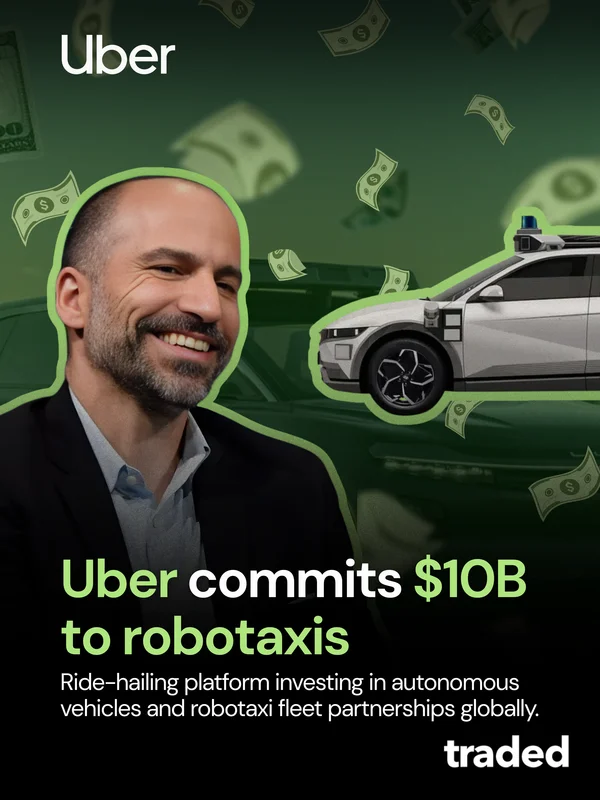Uber Technologies Commits $10 Billion To Robotaxi Initiative With Partners Including Baidu And Waymo