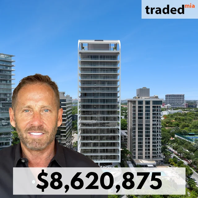 Rick Teed Of The Agency Represents Buyer In $8.62M Sale Of Condo At Mr. C Residences