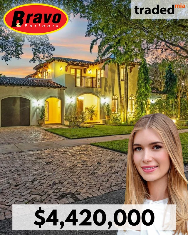 Ricardo Guraieb Sells Single Family Home At 932 Escobar Avenue For $4.42M With Neyda Bravo As Buyer's Rep