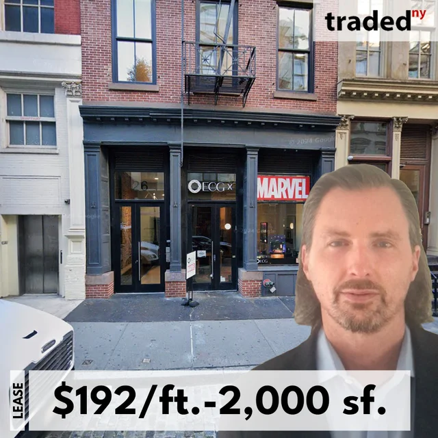 Jack Laboz Leases Retail Space To Skin Design Tattoo Soho At 26 Mercer Street In SoHo