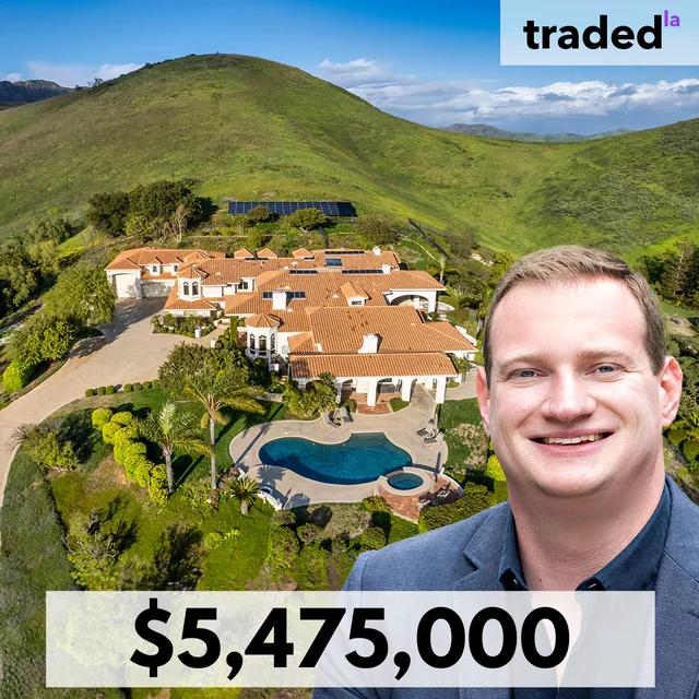 Jonah Shenson's Sotheby's International Realty Represents Buyer In $5.48M Westlake Village Single Family Sale