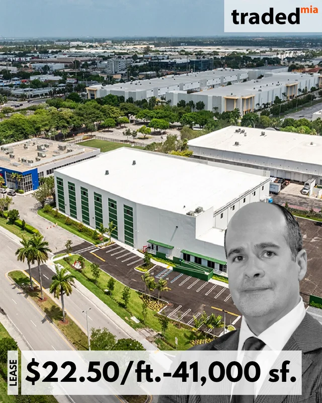 Fortuna Real Estate Leases 41,000 SF Industrial Space To CDM In Doral For $4.5M
