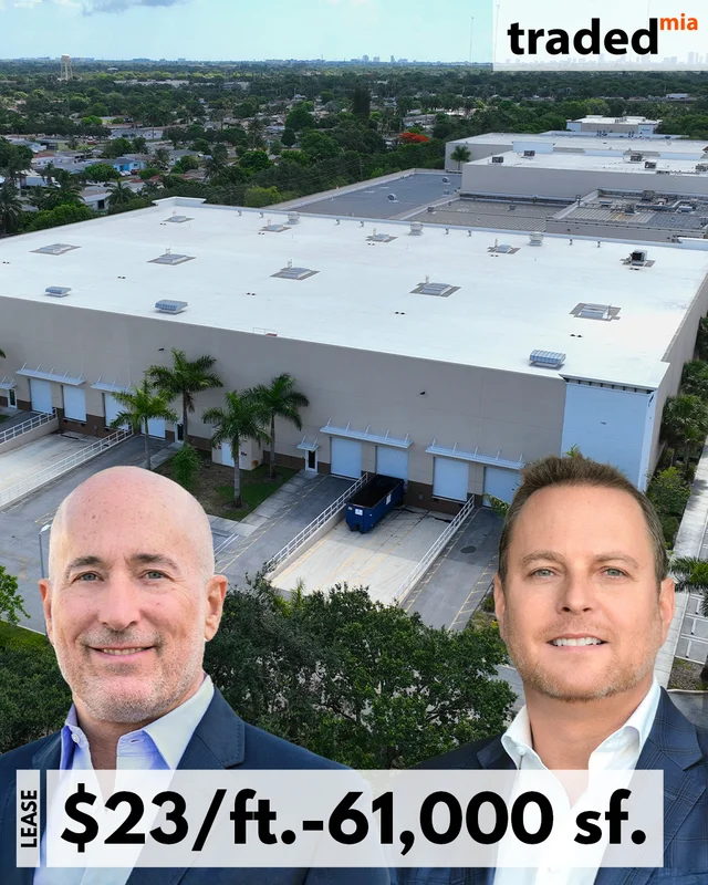 Seagis Property Group Leases 61,000 SF Industrial Space At 7481 Riviera Boulevard In Miramar